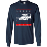 Christmas Ugly Sweater Automobile Ugly Christmas Sweater - Long Sleeve T-Shirt