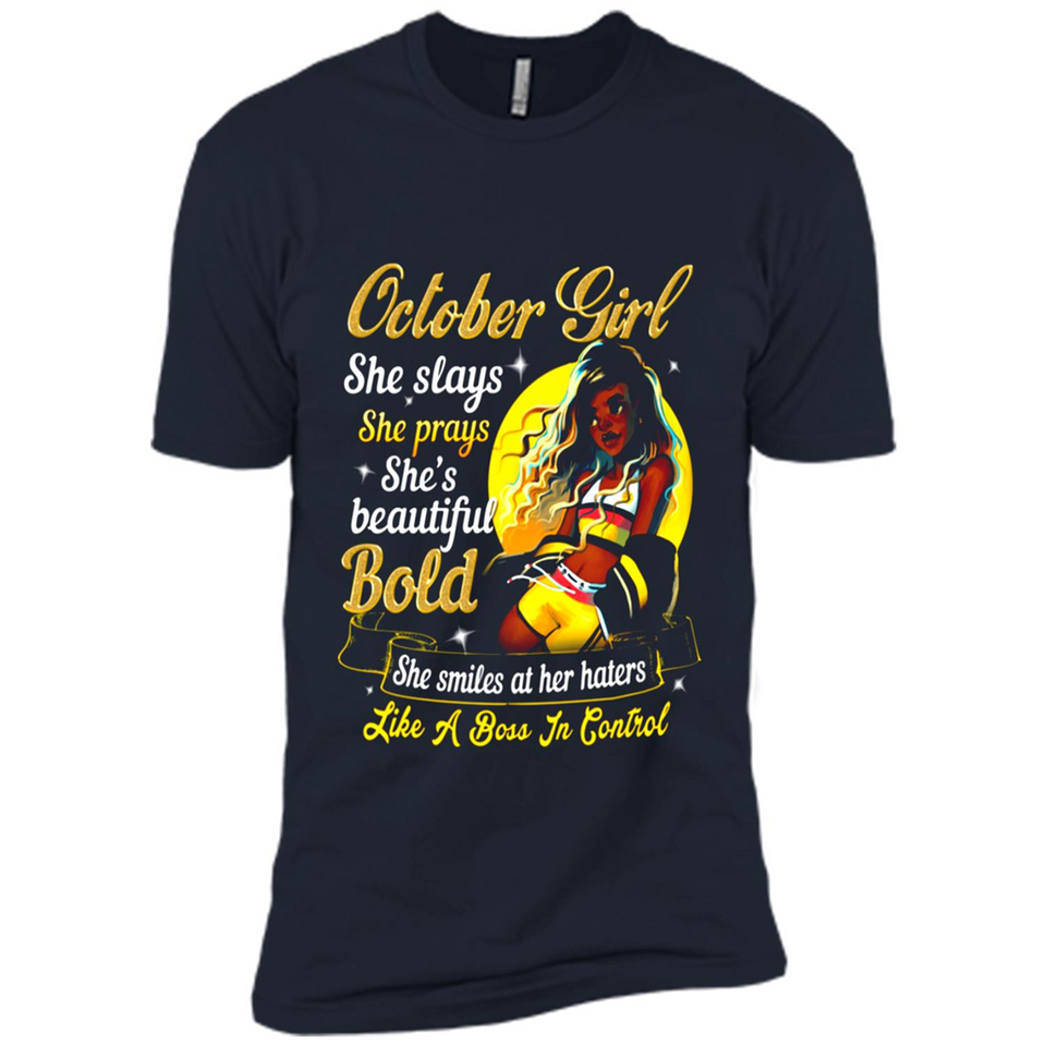 October Girl She Slays She Prays She's Beautiful PINGPONG