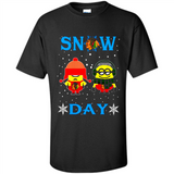 Snow Day Shirt For Chicago Blackhawks Vs Minion Fans pingpong