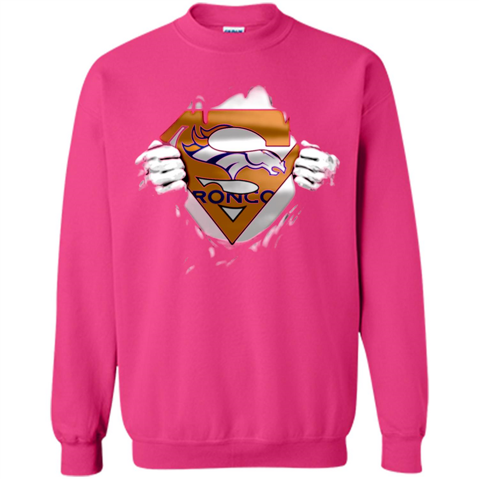 Denver Broncos And Superman Fans - Sweatshirt
