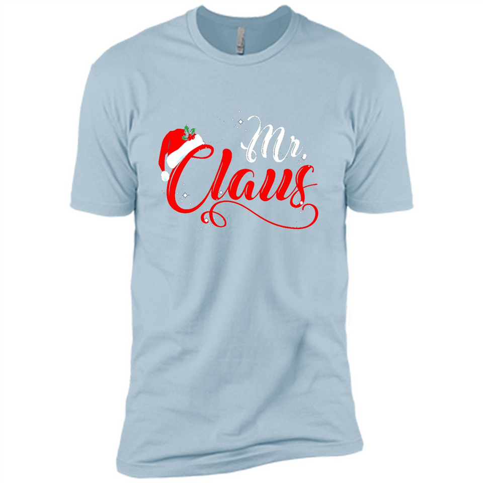 Mr. Claus Santa Claus Merry Xmas T-Shirt - Premium Short Sleeve T-Shirt