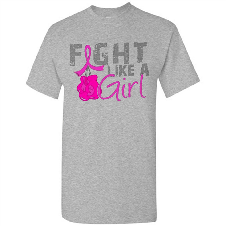 Fight Like A Girl Breast Cancer Awareness - Shirt