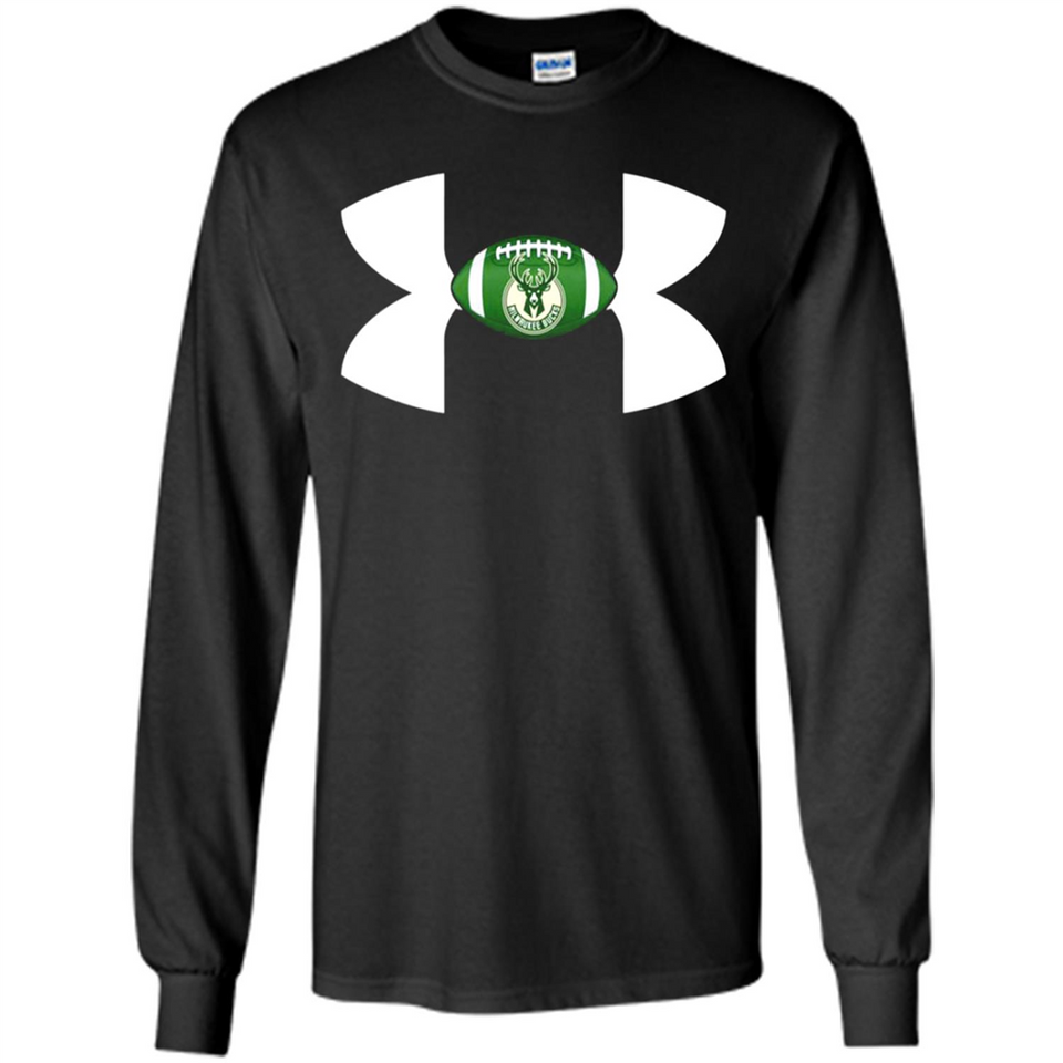Milwaukee Bucks Under Armour Logo - Long Sleeve T-Shirt