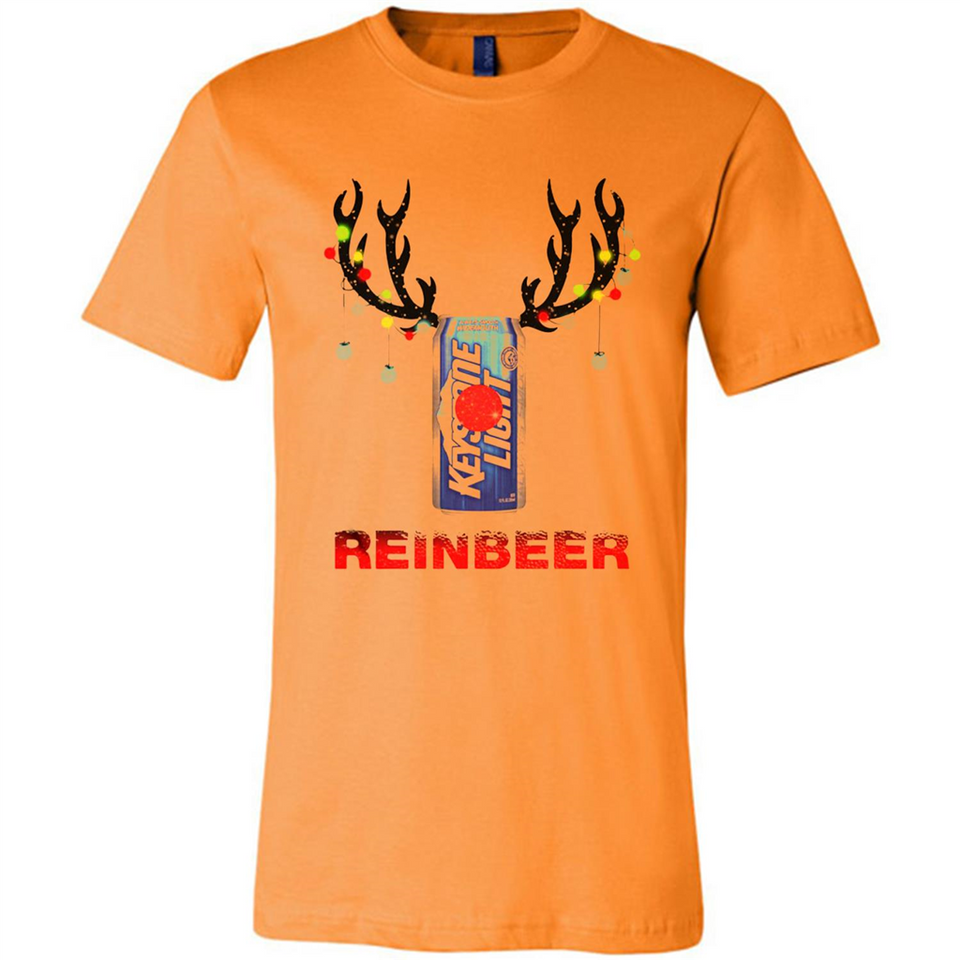 Keystone Light reinbeer Christmas - Canvas Unisex T-Shirt