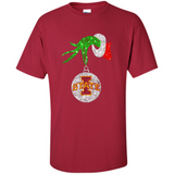 Amazing Iowa State Cyclones Glitter Grinch Monogram Ornament Christmas Gift - Shirt