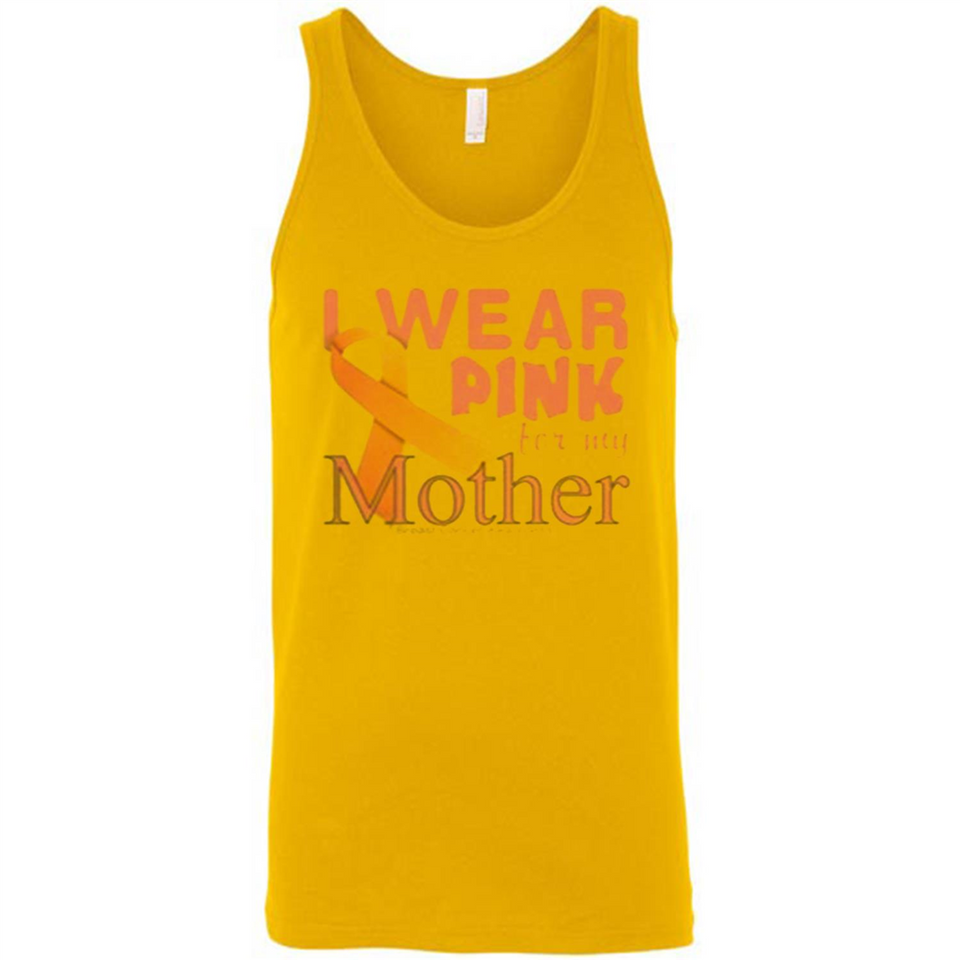 Breast cancer awareness mother - Canvas Unisex Tank