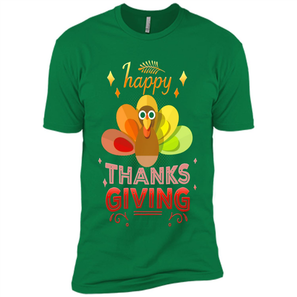 Happy Thanksgiving Turkey Day Colorful Cute