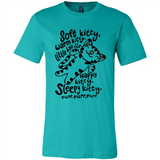Soft kitty warm kitty little ball of fur - Canvas Unisex T-Shirt