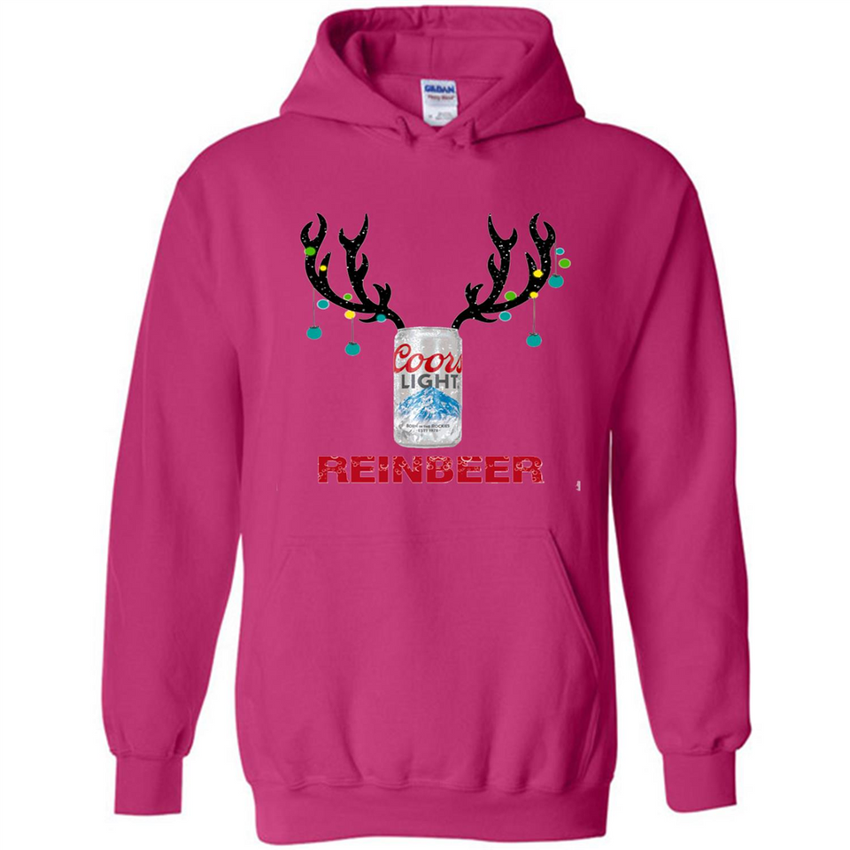 Coors Light Reinbeer Funny Beer Reindeer Christmas Sweatshirt - Hoodie
