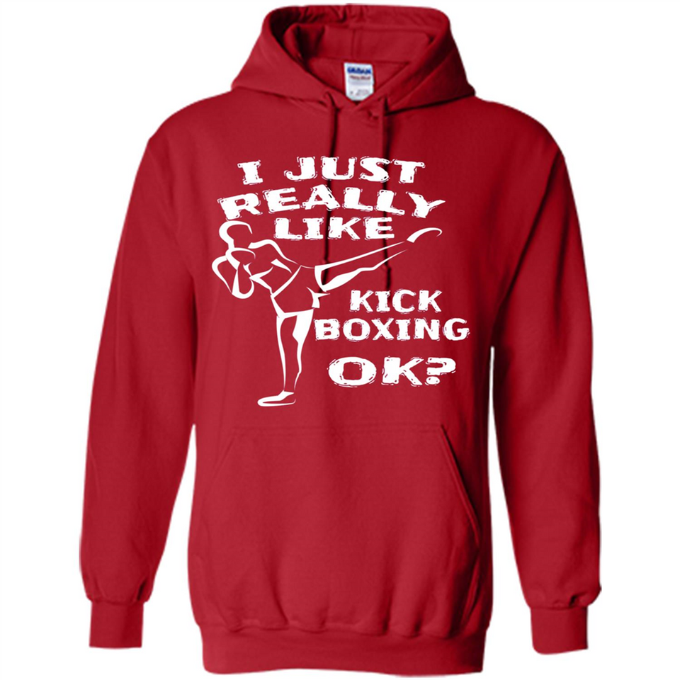 Kick Boxing Shirt Kick Boxer Boxing Workout - Hoodie