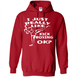 Kick Boxing Shirt Kick Boxer Boxing Workout - Hoodie