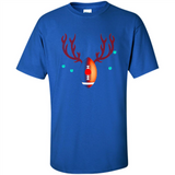 Football Christmas Shirt Reindeer Christmas Football Funny - Shirt