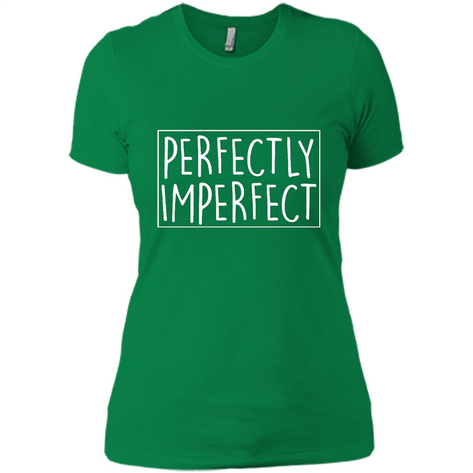 Perfectly Imperfect Black mugs PINGPONG - Ladies' Boyfriend T-Shirt