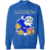 Grumpy Santa Claus Baltimore Ravens Football Team PINGPONG