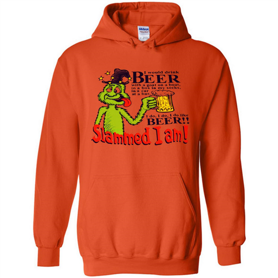 Slammed I Am I Would Drink Beer With A Goat On A Boat Shirt - Hoodie