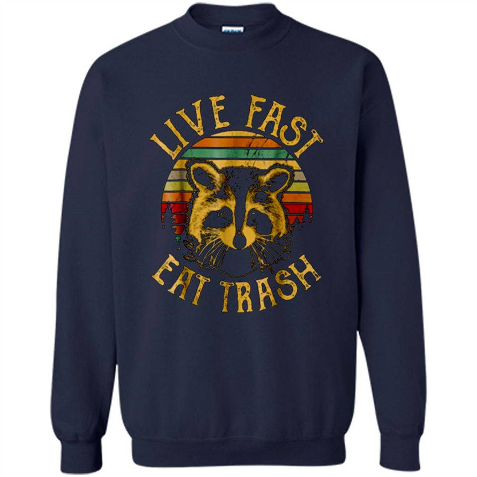 Live fast eat trash bear vintage camping PINGPONG