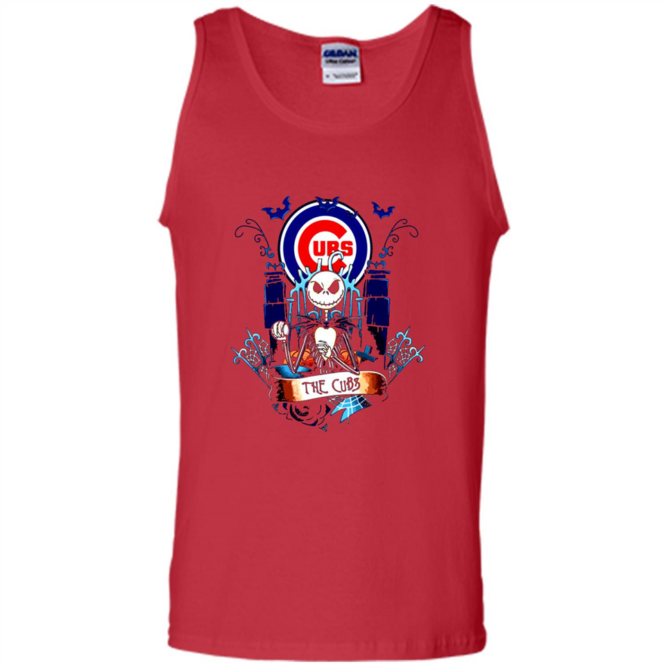 Chicago Cubs Halloween The Nightmare Before Christmas - Tank Top