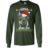 Morning Person Dutch Shepherd Funny Xmas - Long Sleeve T-Shirt