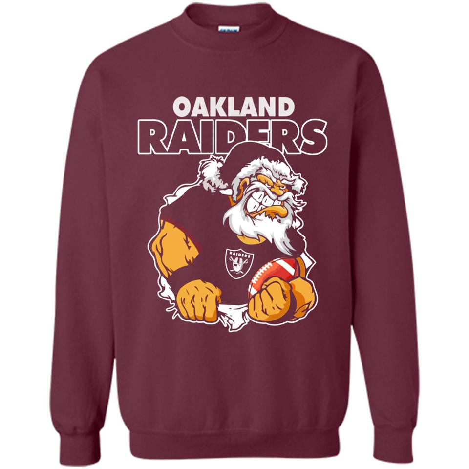 Grumpy Santa Claus Oakland Raiders Football Team PINGPONG
