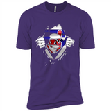 Cleveland Indians And Superman Fans - Premium Short Sleeve T-Shirt