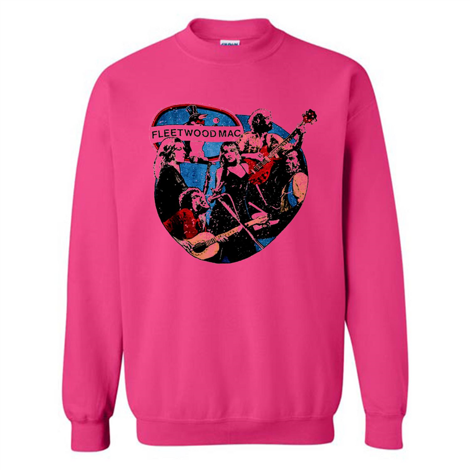 Dancing Funny Guitar Vintage Metal Rock Band Shirt PINGPONG - Sweatshirt