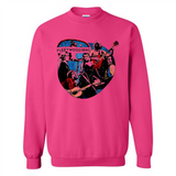 Dancing Funny Guitar Vintage Metal Rock Band Shirt PINGPONG - Sweatshirt