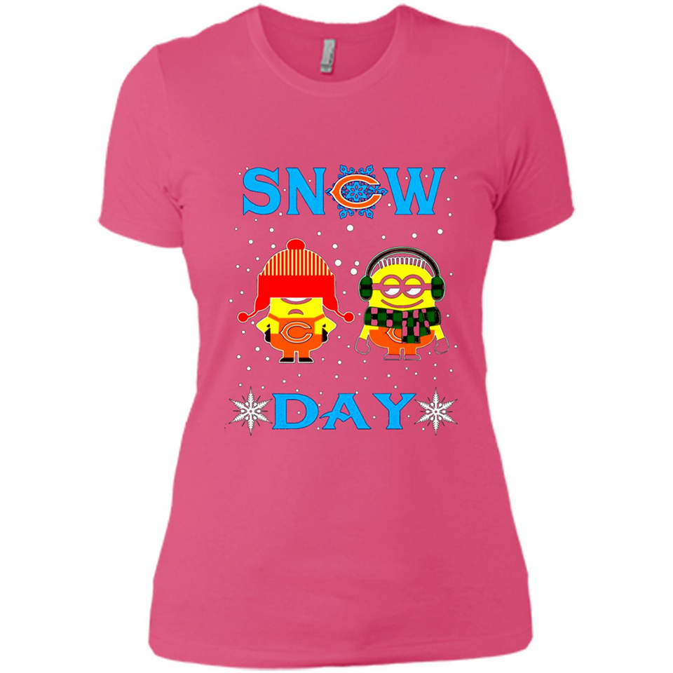 Snow Day Shirt For Chicago Bears Vs Minion Fans pingpong