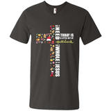 All I need today is a little bit of Hallmark and a whole lot of Jesus - Men's V-Neck