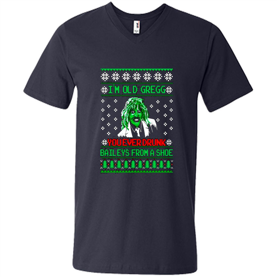 I'm old Gregg you ever drunk baileys from a shoe Christmas sweater PINGPONG