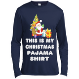 This is My Christmas Pajama Shirt - Santa Bear Tree Gift Tee