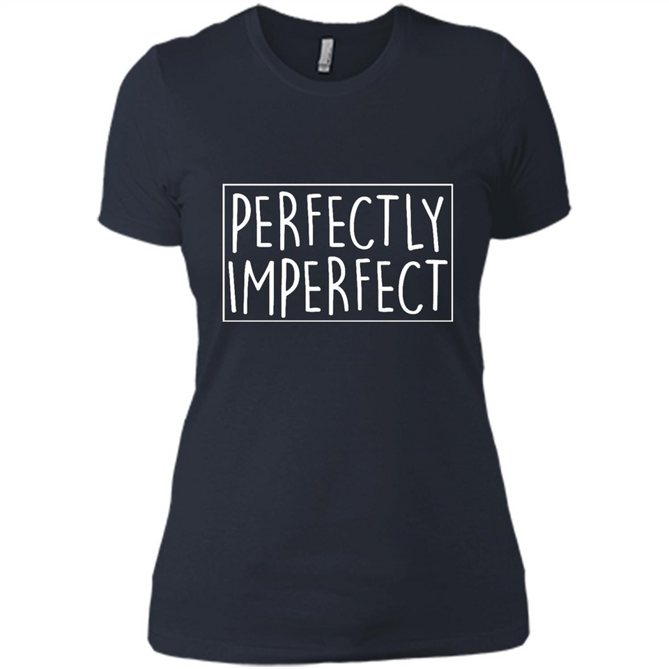 Perfectly Imperfect Black mugs PINGPONG - Ladies' Boyfriend T-Shirt