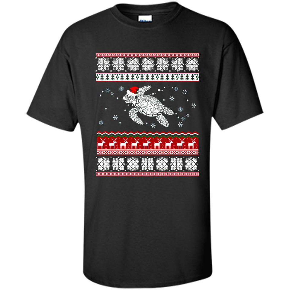 Sea Turtle Ugly Christmas T-Shirt - Shirt