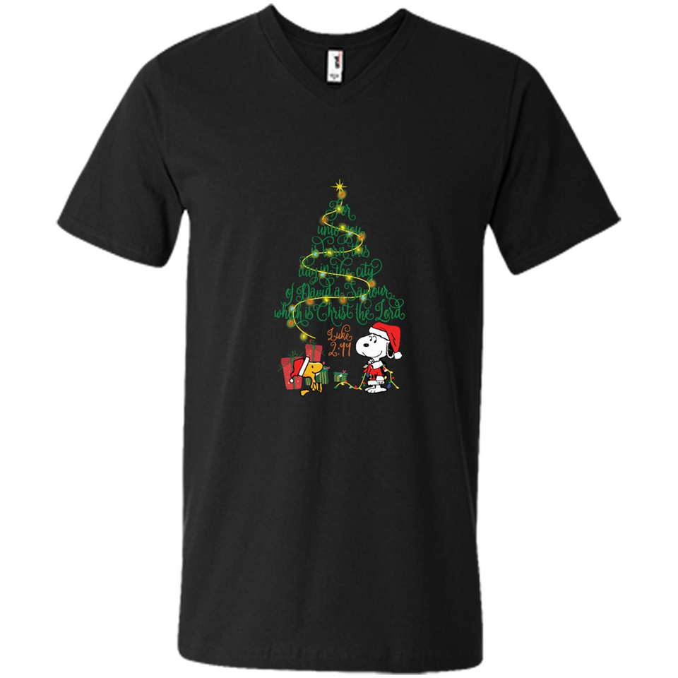 Snoopy-Woodstock-Christmas-tree-for-unto-you-is-born-this-day