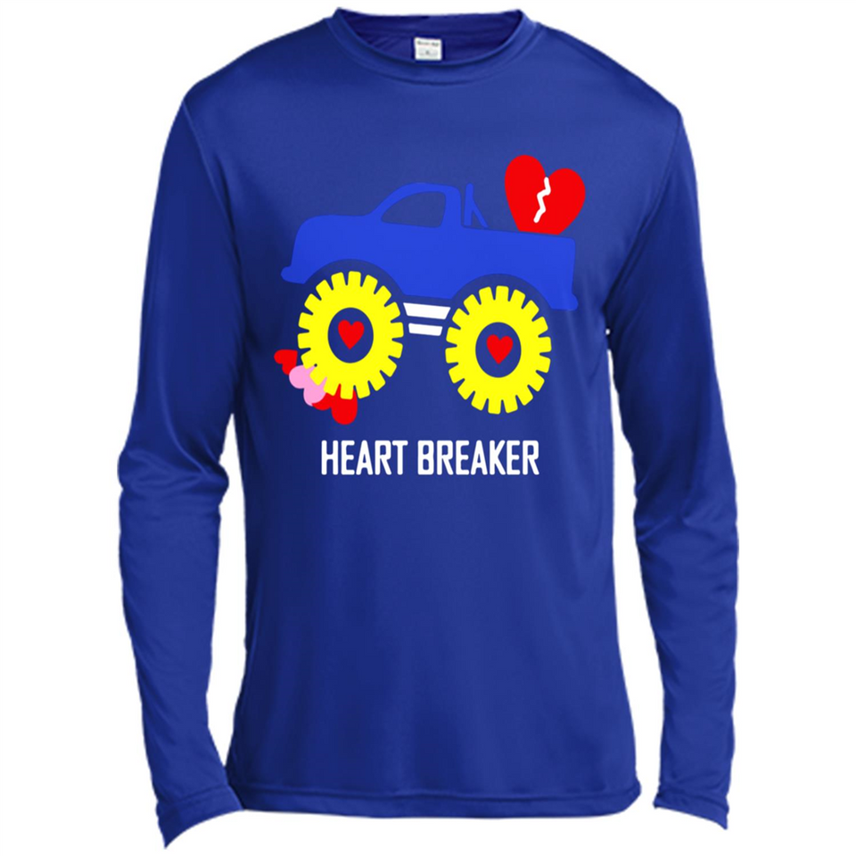 HEART BREAKER BLUE MONSTER TRUCK VALENTINE'S DAY
