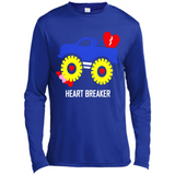 HEART BREAKER BLUE MONSTER TRUCK VALENTINE'S DAY