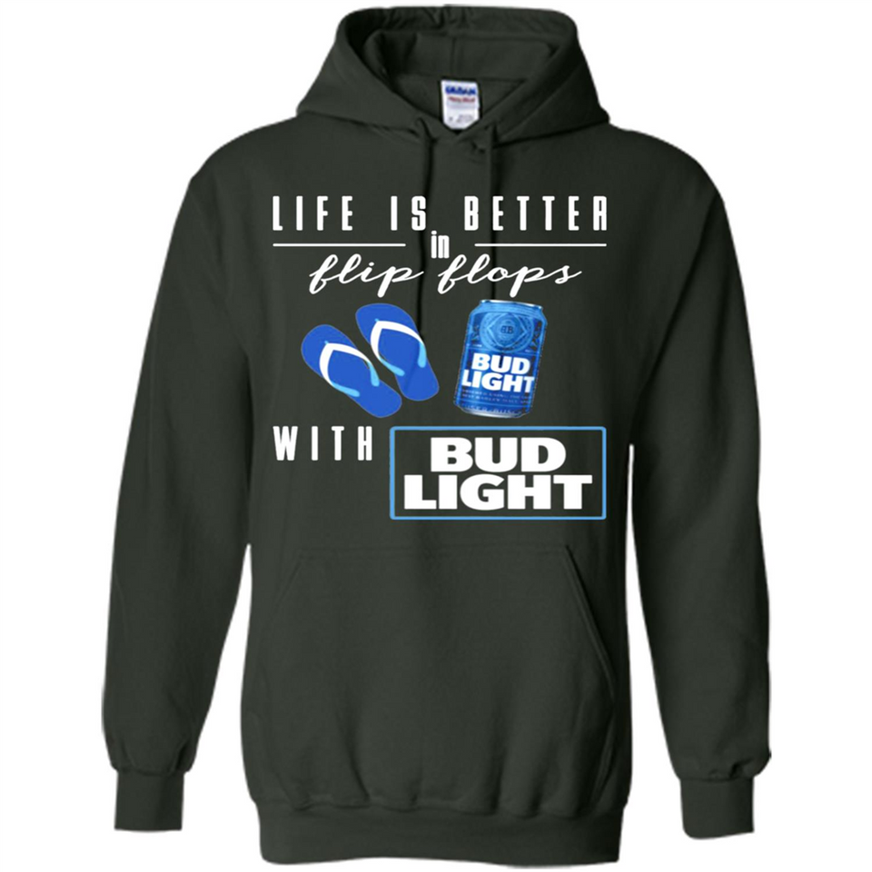 LIFE IS BETTER IN FLIP FLOPS WITH BUD LIGHT