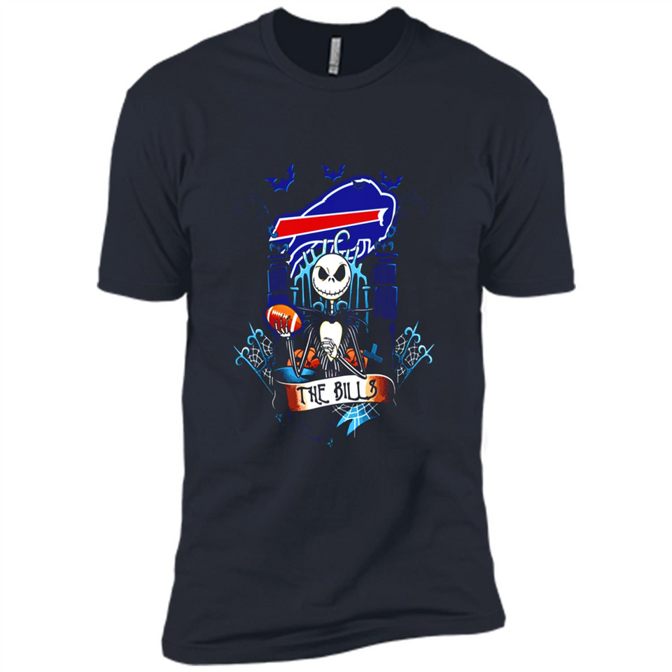 Buffalo Bills Halloween The Nightmare Before Christmas - Premium Short Sleeve T-Shirt