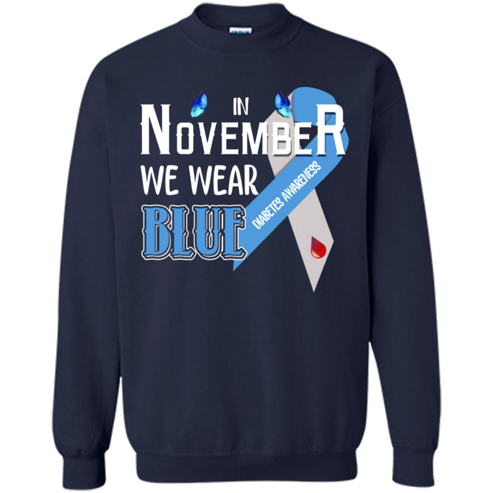 November We Wear Blue Diabetes Awareness