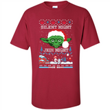 YODA SILENT NIGHT JEDI NIGHT CHRISTMAS UGLY SWEATER