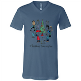 Snoopy Christmas Time Is Here Sporty T-Shirt - Canvas Unisex V-Neck