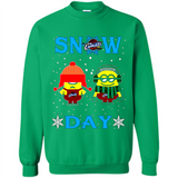 Snow Day Shirt For Cleveland Cavaliers Vs Minion Fans pingpong