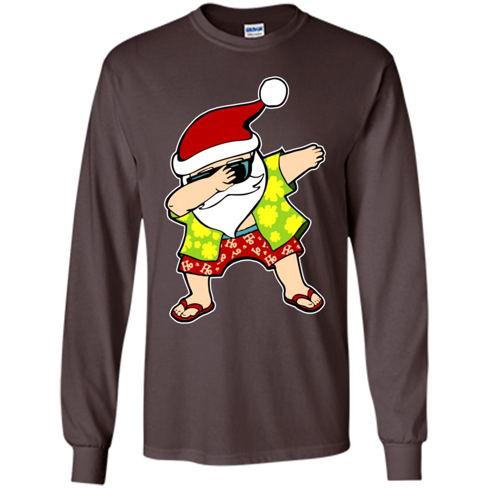 Dabbing Santa Christmas In July 1 - Long Sleeve T-Shirt