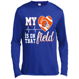 Cleveland Browns Football My Heart is on that Field - Canvas Long Sleeve T-Shirt