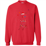 Doberman Santa Lights Christmas Dog Xmas Sweatshirt - Sweatshirt