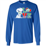 Snoopy loves NBA Boston Celtics - Long Sleeve T-Shirt