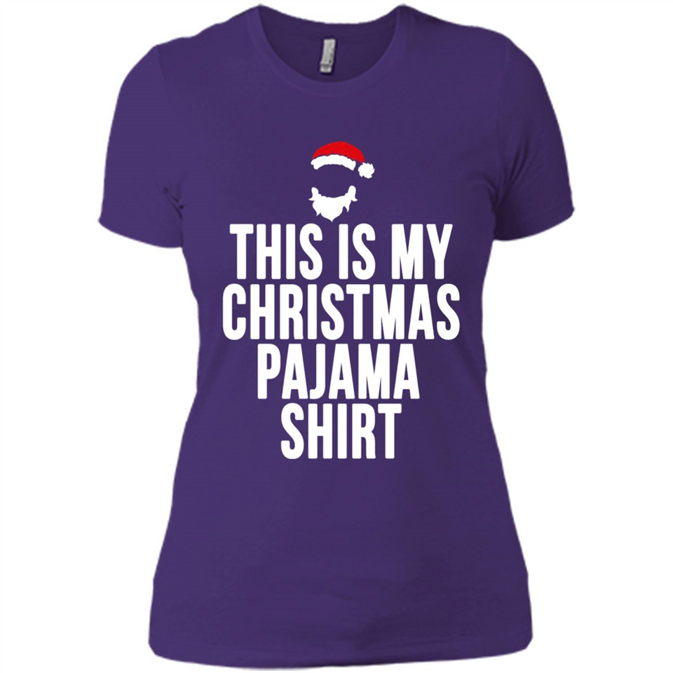 This is my pajama Tshirt Christmas - Ladies' Boyfriend T-Shirt