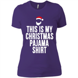 This is my pajama Tshirt Christmas - Ladies' Boyfriend T-Shirt
