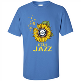 Utah Jazz Basketball Sunflower