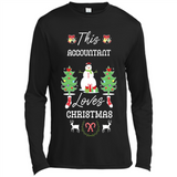 This Accountant Loves Christmas Tree Shirt with Snowman