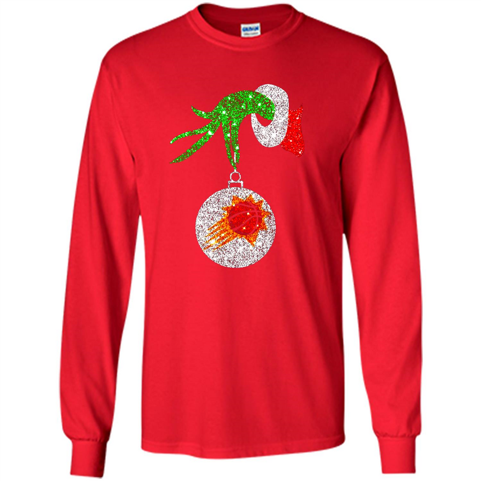 Amazing Phoenix Sun Glitter Grinch Monogram Ornament Christmas Gift - Long Sleeve T-Shirt